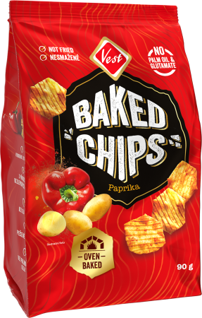 Baked chips paprika 90 g